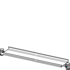 3' Shelf w/ Crossbar and Brackets