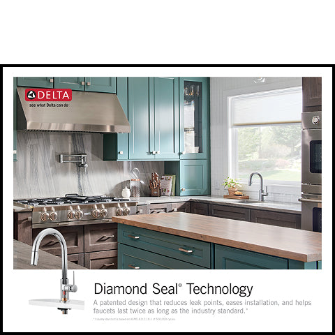 Delta Diamond Seal Technology Kitchen Magnetic Graphic